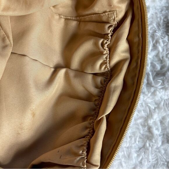 The SAK Crochet Sand,gray &khaki bucket style shoulder bag braided brown straps - Picture 13 of 14